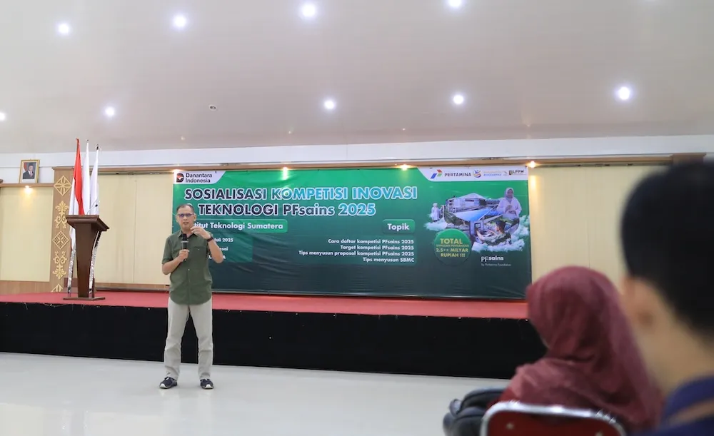 Itera dan Pertamina Foundation Sosialisasikan PFsains 2025 untuk Dorong Inovasi Pangan dan Energi Berkelanjutan