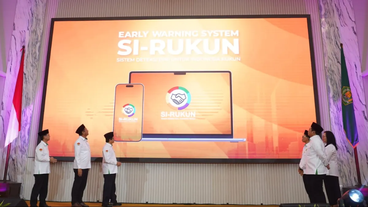 Menteri Agama Luncurkan Sistem Peringatan Dini Si-Rukun