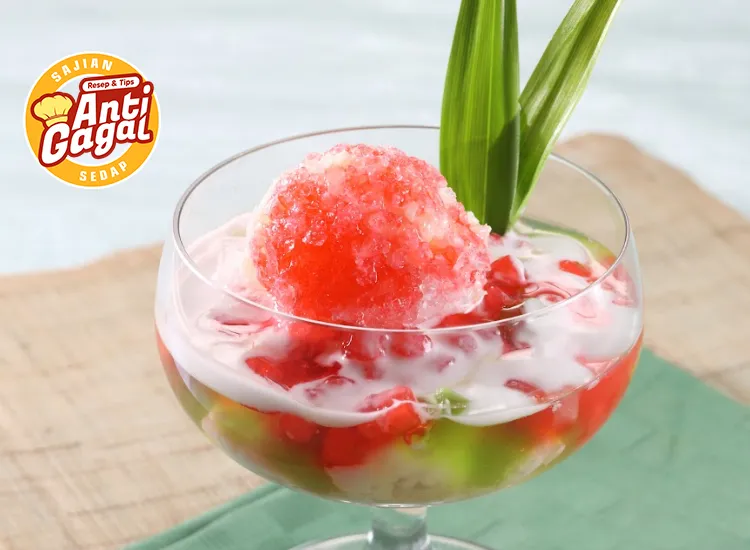 Nikmati Segarnya Puding Kopyor Delima