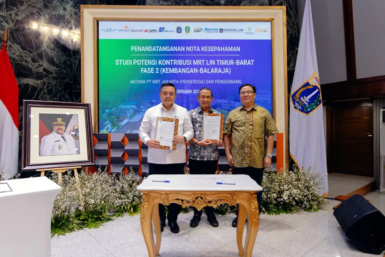Metland Cyber Puri Dukung Rencana Jalur MRT Lintas Timur–Barat