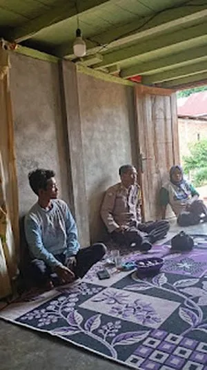 Bhabinkamtibmas Dempo Makmur Sosialisasikan Layanan Call 110 Polri ke Warga