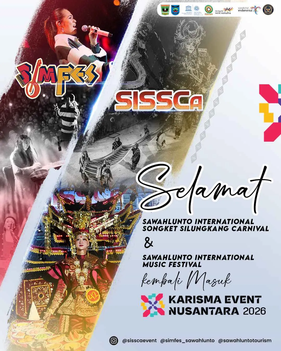 SISSCa Sawahlunto Masuk Kalender Karisma Event Nusantara 2026