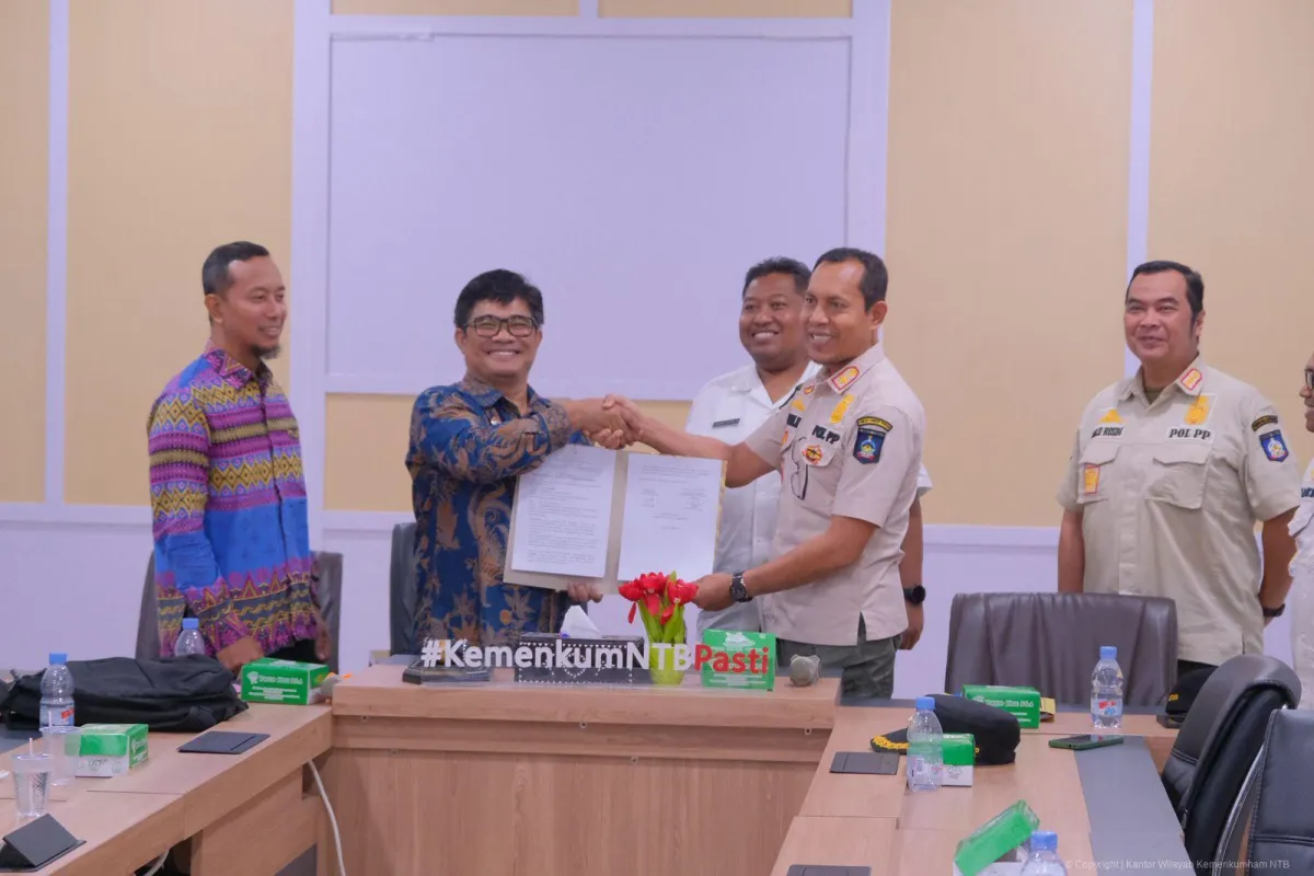 Harmonisasi Raperda Ketertiban Umum Kabupaten Lombok Tengah oleh Kanwil Kemenkum NTB