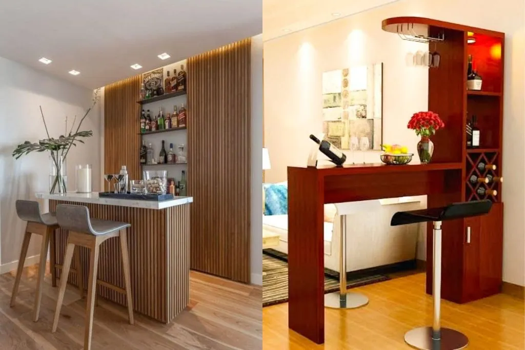Ide Desain Mini Bar Ruang Tamu yang Estetik dan Multifungsi