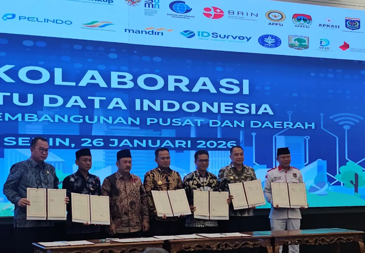 APEKSI dan Bappenas Teken MoU Kolaborasi Satu Data Indonesia untuk Perkuat Tata Kelola Data