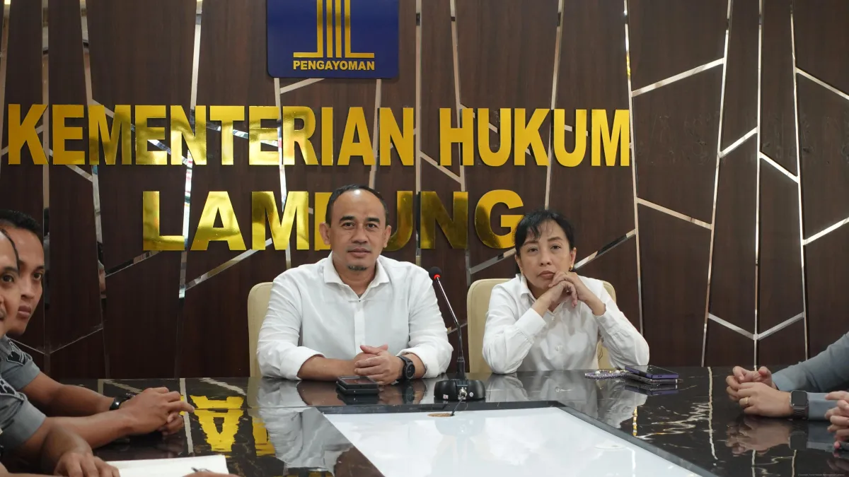Kanwil Kemenkum Lampung Ikuti Rapat Paripurna DPRD Bahas Raperda APBD 2025