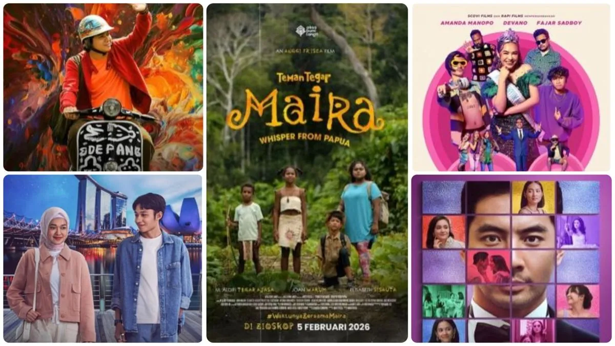 Lima Film Lokal Tayang Serentak di Bioskop Awal Februari 2026