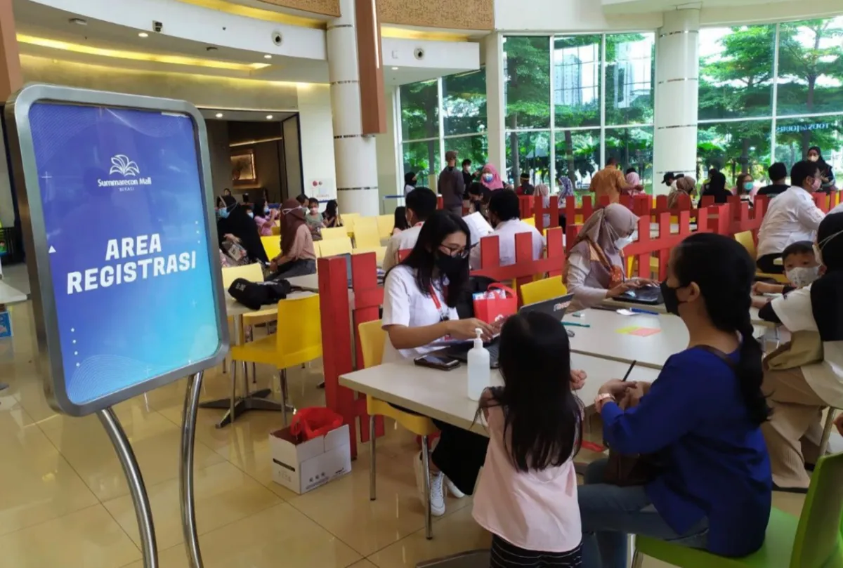 Sentra Vaksinasi Anak Usia 6-11 Tahun di Summarecon Mall Bekasi