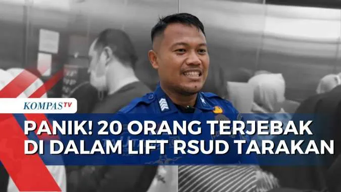 Dua Puluh Penumpang Terjebak di Lift RSUD Tarakan Selama 1,5 Jam