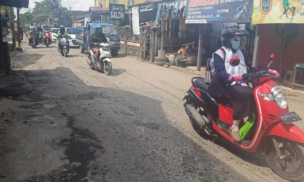 Jalan Tembus Perumnas Ujung Rusak Akibat Pengalihan Arus, PUPR Banjarmasin Siapkan Perbaikan Permanen
