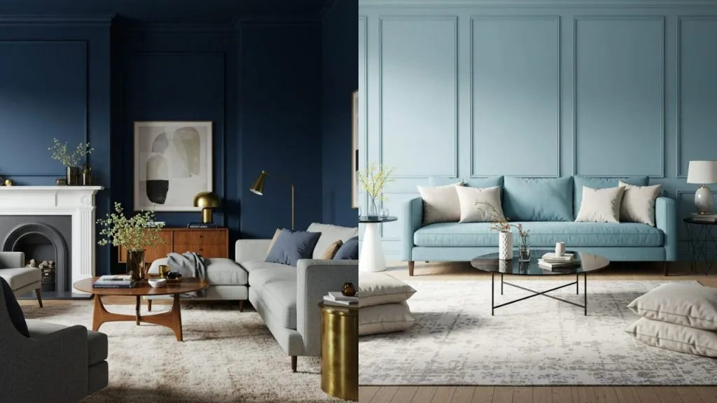 Inspirasi Desain Ruang Tamu Elegan dengan Nuansa Biru