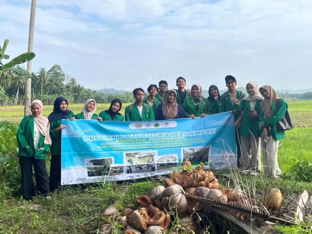 HIMAGRI Unimal Luncurkan Demplot Padi Sawah untuk Tingkatkan Produktivitas Petani di Pulo Iboih