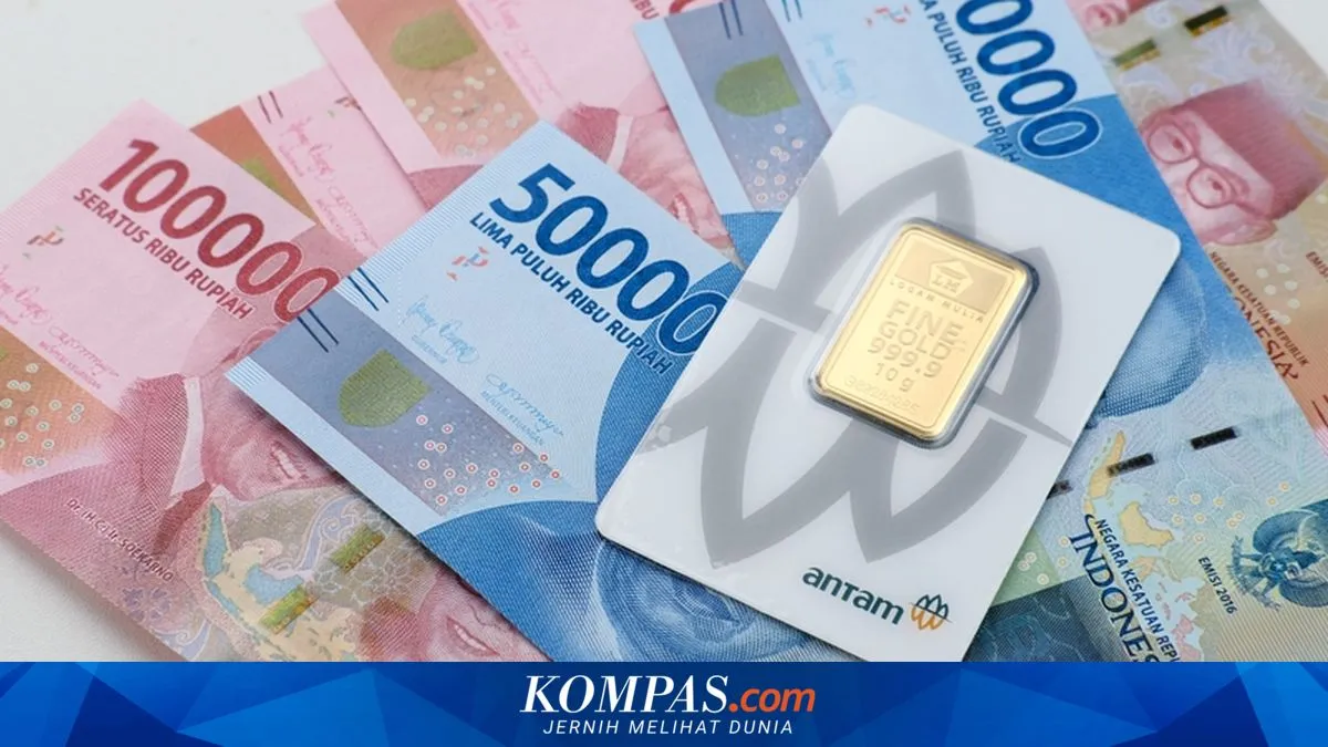 Harga Emas Antam Turun Rp 100.000 Menjadi Rp 2,85 Juta per Gram