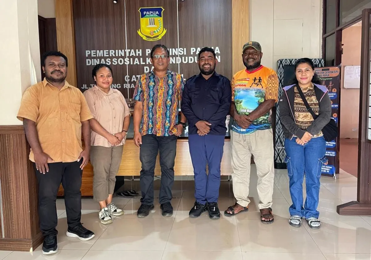 Karang Taruna Papua Jalin Kerjasama dengan Dinas Sosial Jelang Pelantikan