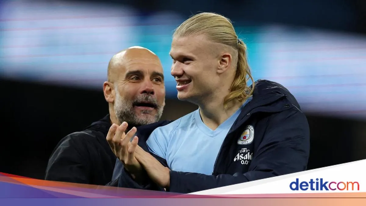 Guardiola Tegaskan Haaland Masih Striker Terbaik Meski Sedang Turun Performa