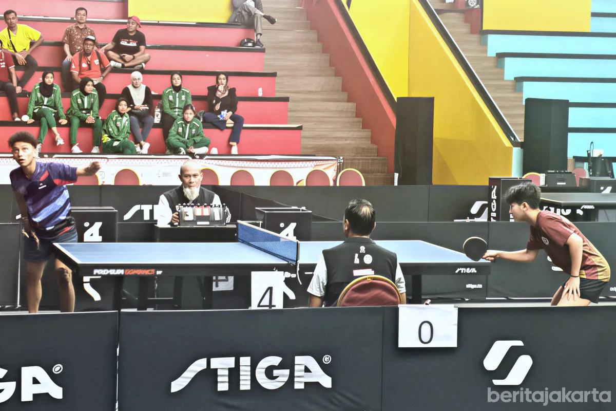 DKI Jakarta Sabet Emas Tenis Meja Putra di POPNAS 2025