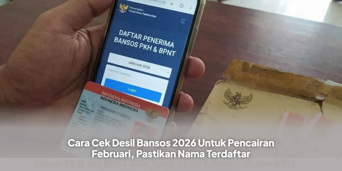 Panduan Cek Status Penerima Bansos 2026 untuk Pencairan Februari