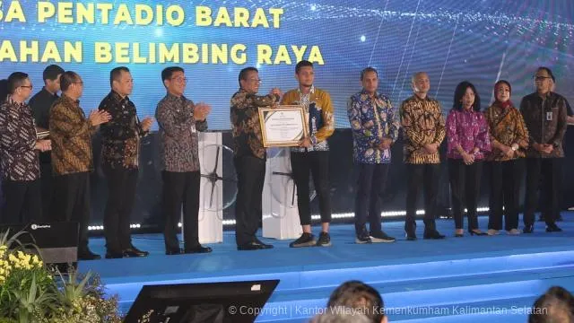 Kelurahan Belimbing Raya Masuk Tiga Besar Posbankum Terbaik Nasional