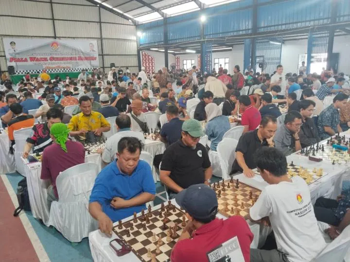 Turnamen Catur Non-Master Piala Wagub Banten di Kota Tangerang Diikuti 400 Atlet