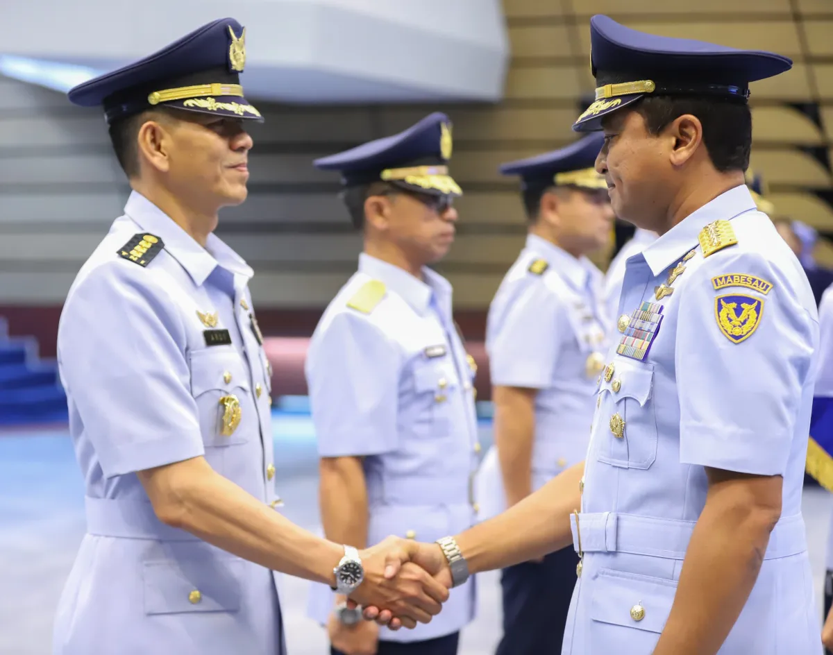 Sertijab Delapan Pejabat Utama TNI AU Dipimpin Kasau