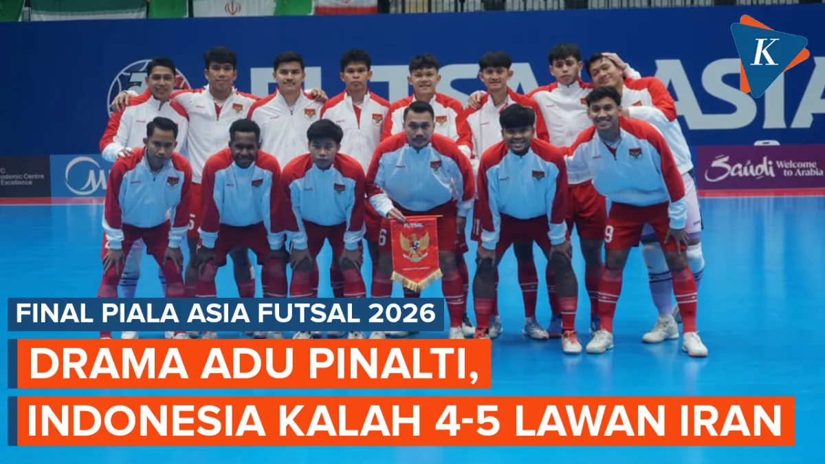 Timnas Futsal Indonesia Kandas di Final Piala Asia Setelah Adu Penalti Melawan Iran