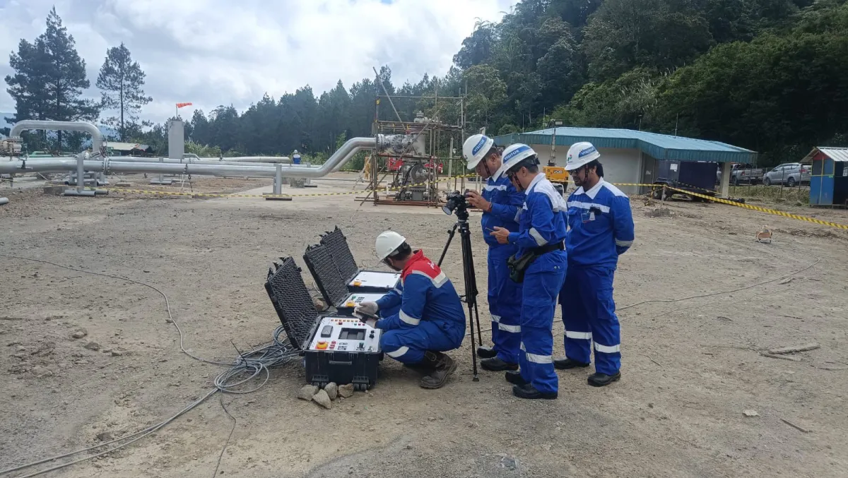 Elnusa Berhasil Instalasi Geoflowtest untuk Uji Sumur Geothermal di Karaha