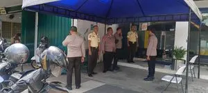 Hari Libur, Polsek Nganjuk Kota Perketat Patroli di Bank dan ATM