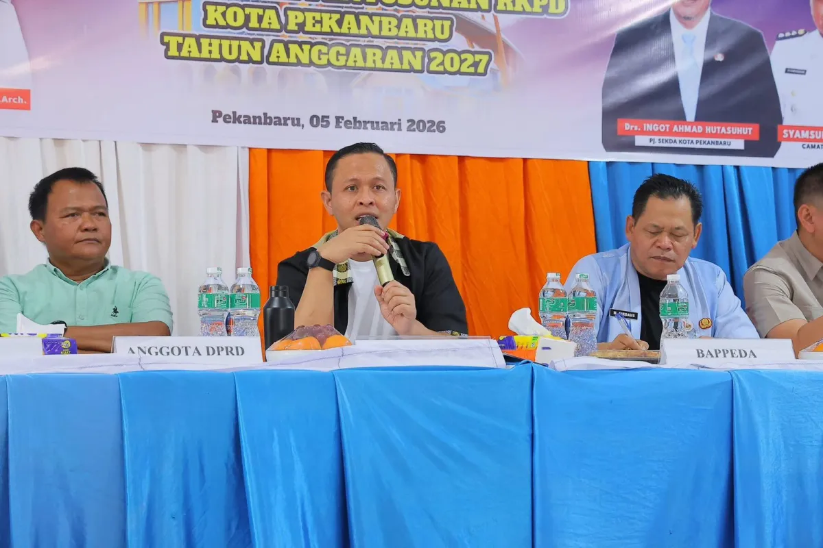 Wali Kota Pekanbaru Hadiri Musrenbang Rumbai Timur, Serap Aspirasi dan Paparkan Prioritas Infrastruktur 2026