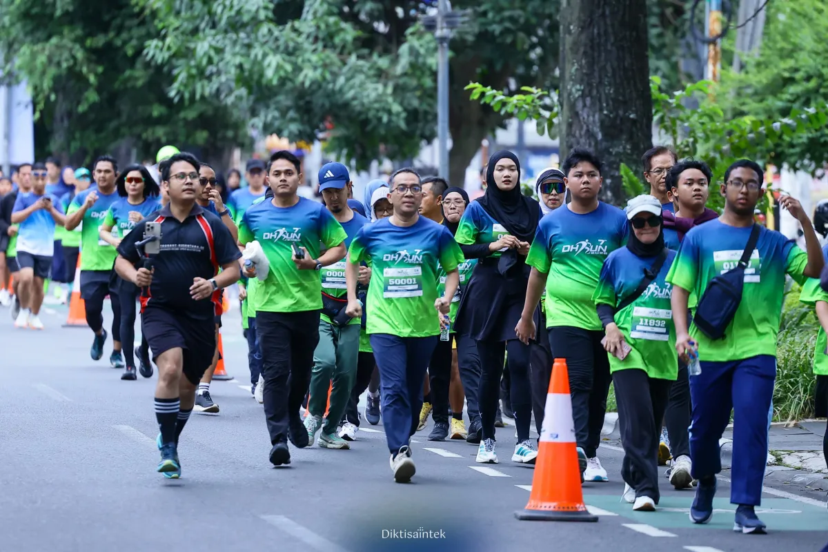 Mendiktisaintek Ikuti DHRun 2026 untuk Dukung Pendidikan