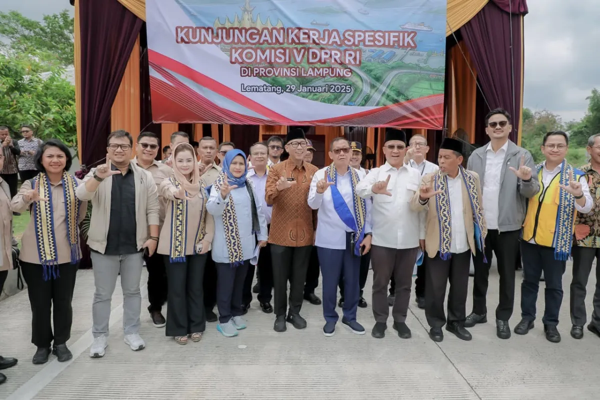 Gubernur Mirza Dorong Tol Lematang–Pelabuhan Panjang dan Infrastruktur Strategis untuk Hilirisasi Lampung