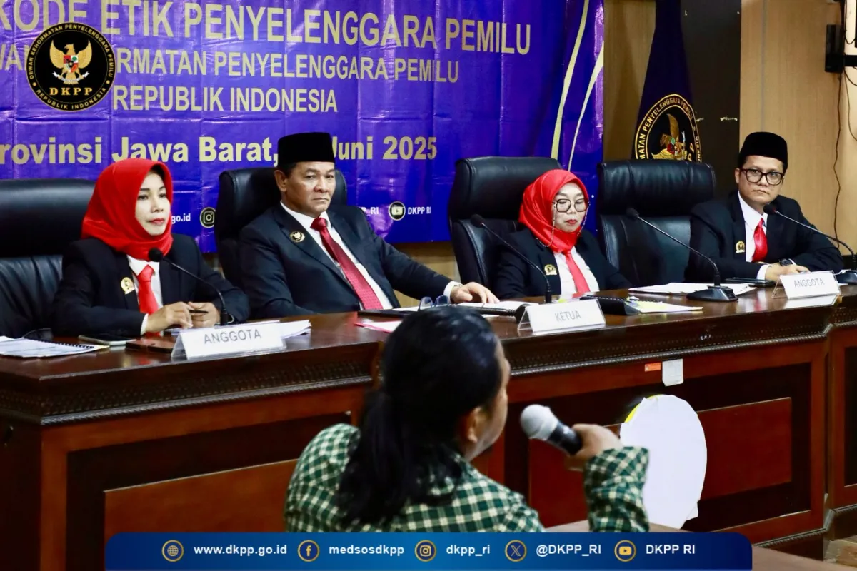 DKPP Sidangkan Bawaslu Indramayu Terkait Dugaan Pelanggaran Netralitas Pemilu 2024