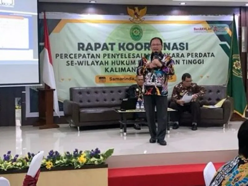 Rakor PT Kaltim Fokus Percepat Penyelesaian Perkara Perdata