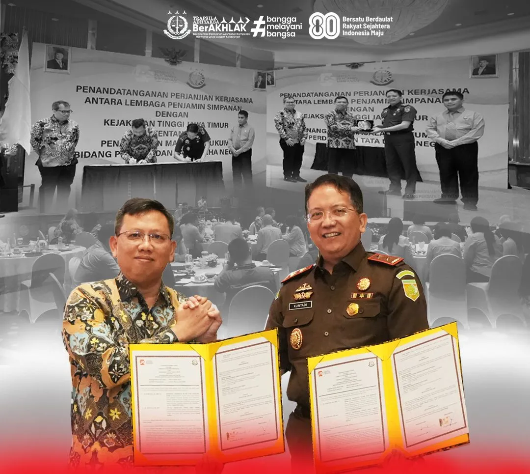 Kejati Jatim dan LPS Sepakati Kerja Sama Perkuat Penanganan Perkara Perdata