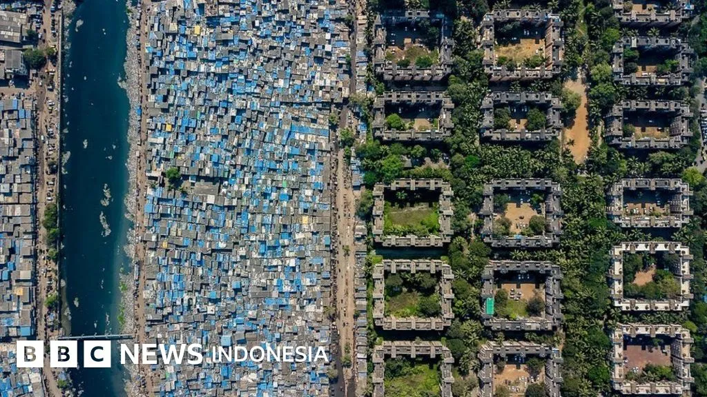 Kesenjangan Sosial Terlihat Jelas Melalui Lensa Drone