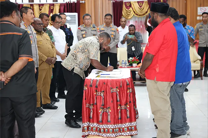 Cipayung Plus Papua Tengah Tanggapi Dinamika Politik Nasional