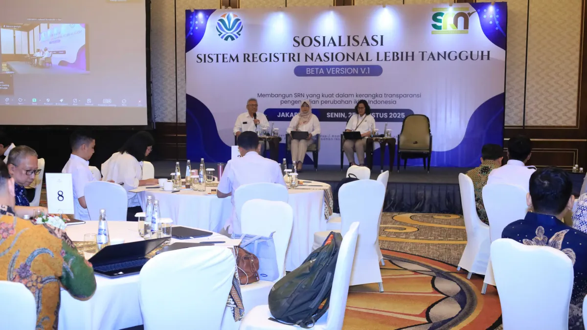 KLH Rilis SRN PPI Versi Terbaru untuk Perkuat Transparansi Aksi Iklim dan Nilai Ekonomi Karbon