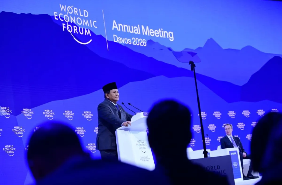 Prabowo: Indonesia Jadi Titik Terang Ekonomi Global di Davos
