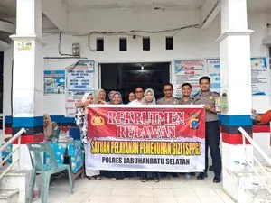 Pemeriksaan Kesehatan Calon Relawan SPPG Polres Labusel Sukses Dilaksanakan
