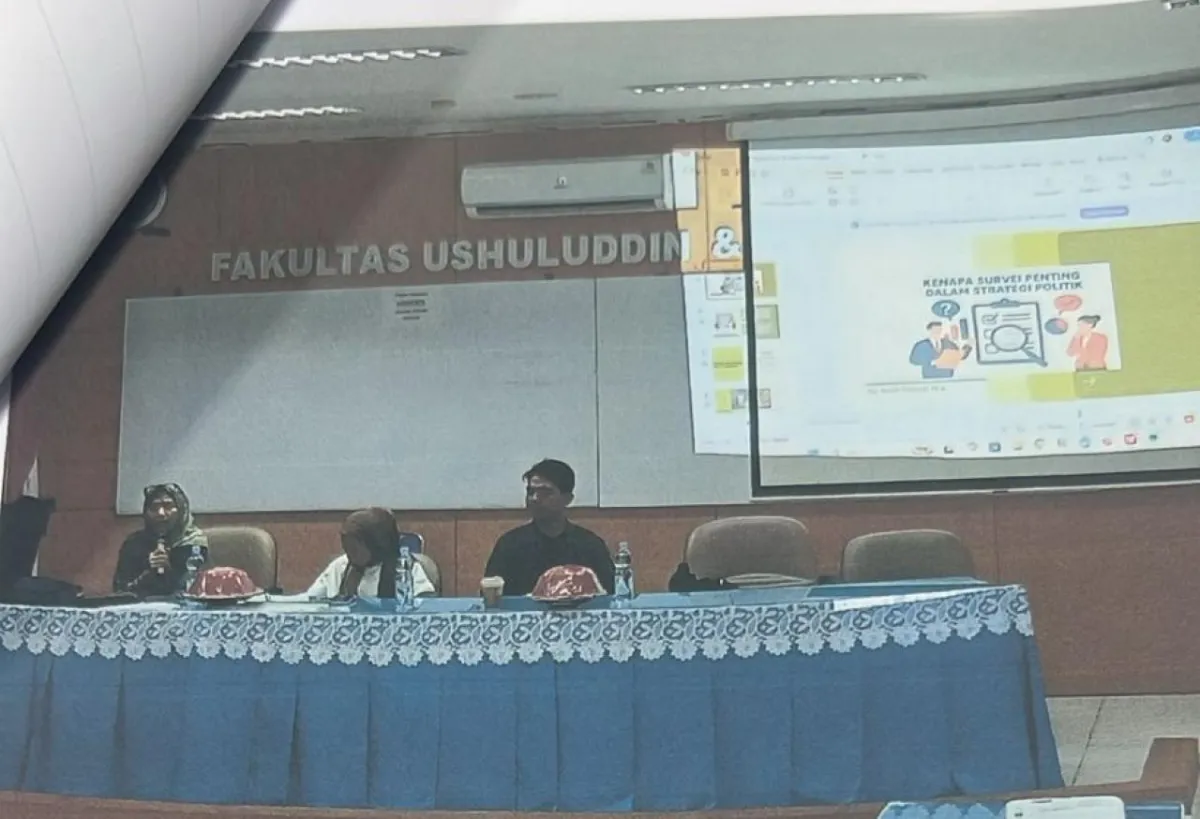 Prodi Ilmu Politik UIN Alauddin Gelar Kuliah Umum tentang Survei Politik dan Partisipasi Publik