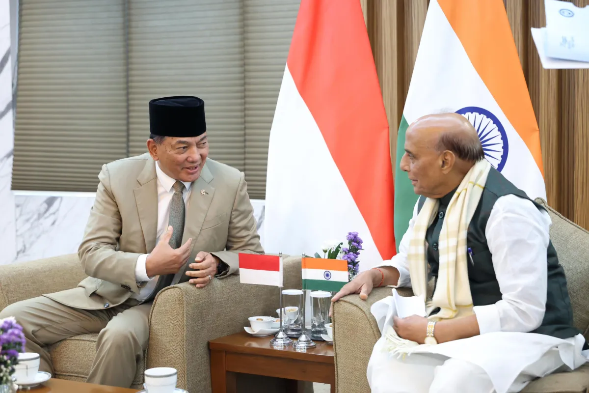 Menhan RI dan India Perkuat Kerja Sama Pertahanan di Indo-Pasifik
