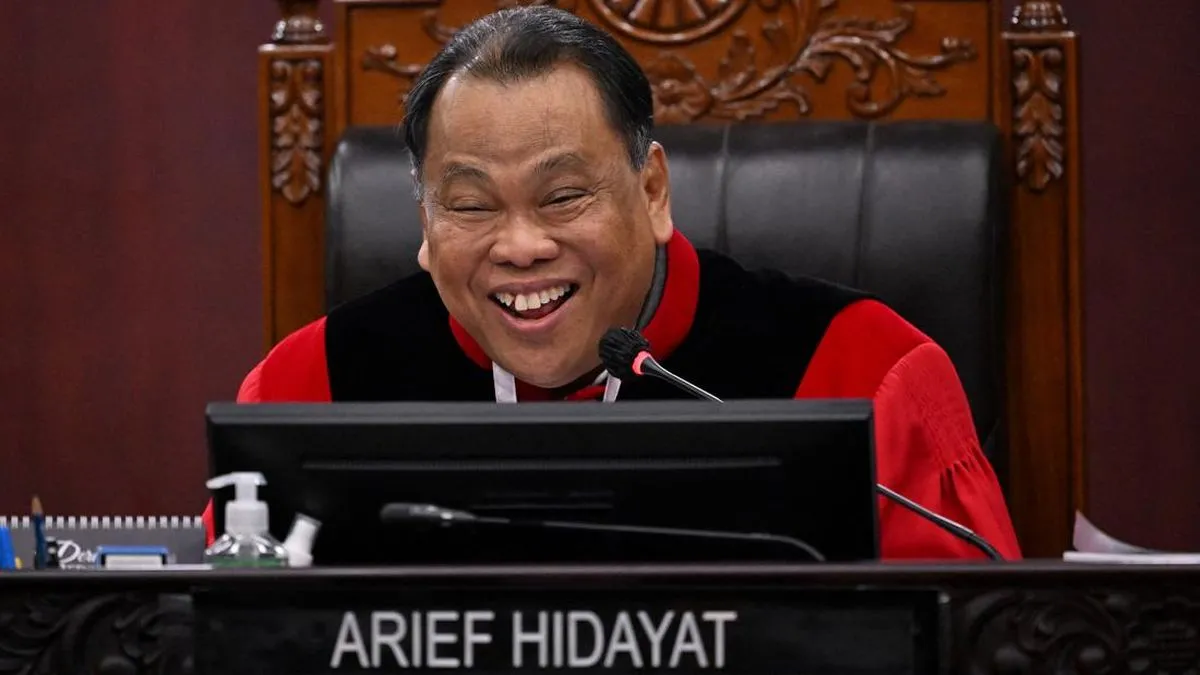 Hakim MK Arief Hidayat Berkelakar soal Kekalahan Ganjar-Mahfud di Pilpres 2024