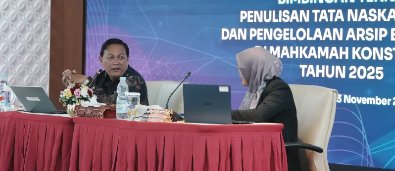MK Tingkatkan Pengelolaan Arsip Elektronik Melalui Bimtek Digital