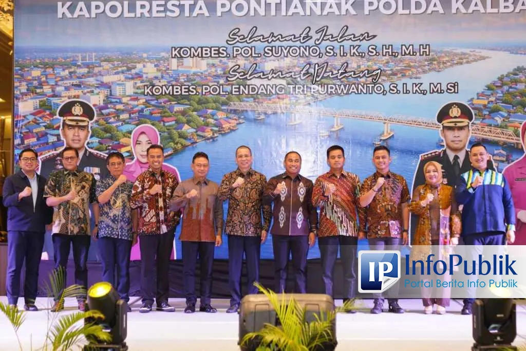 Kapolresta Pontianak Berganti, Wali Kota Tekankan Sinergi Lintas Institusi Jaga Kamtibmas