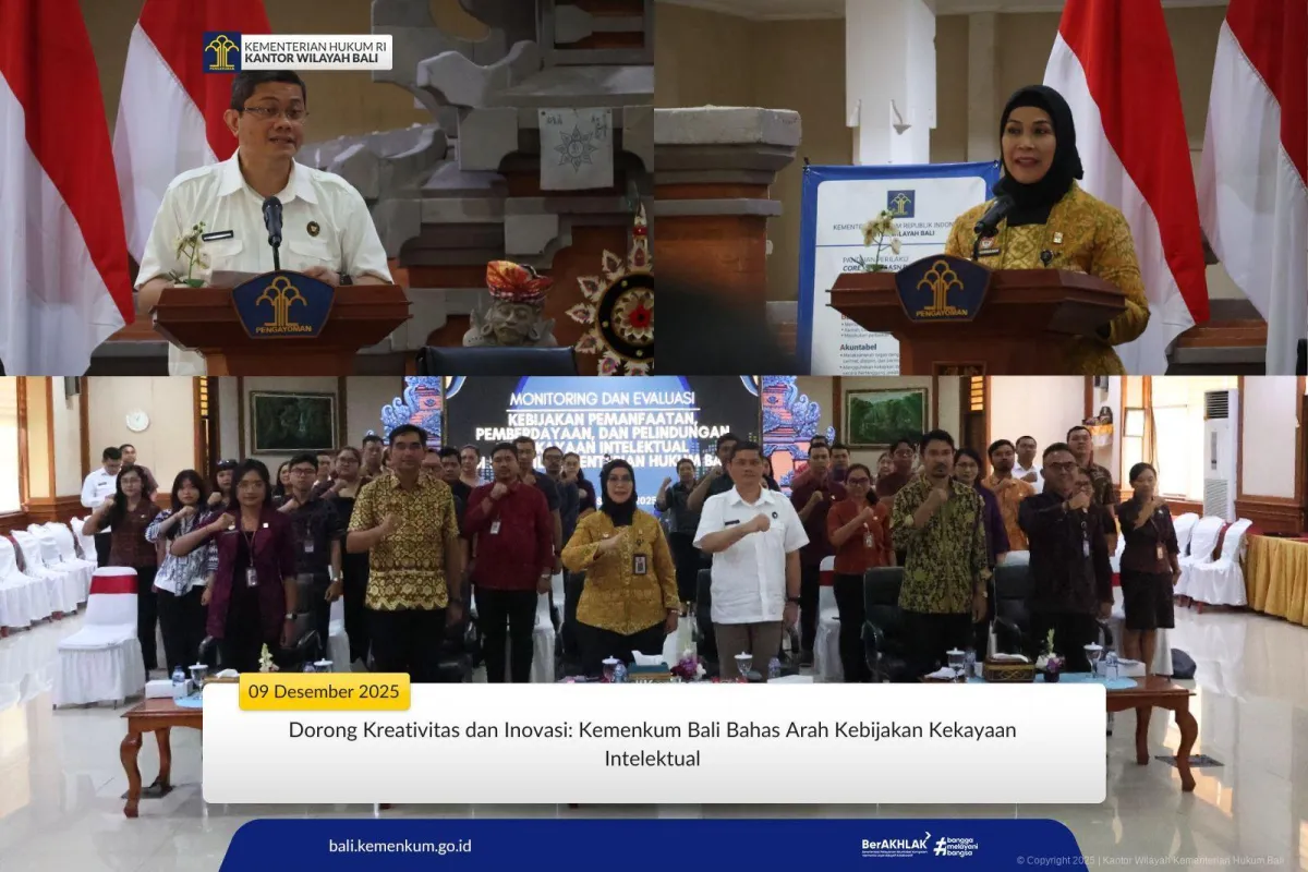 Penguatan Kebijakan Kekayaan Intelektual di Bali untuk Dorong Kreativitas dan Inovasi