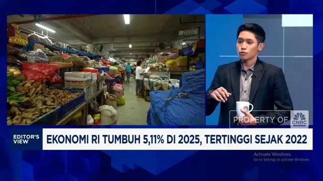 PDB RI Tumbuh 5,39% di Kuartal IV-2025 Didukung Konsumsi Warga