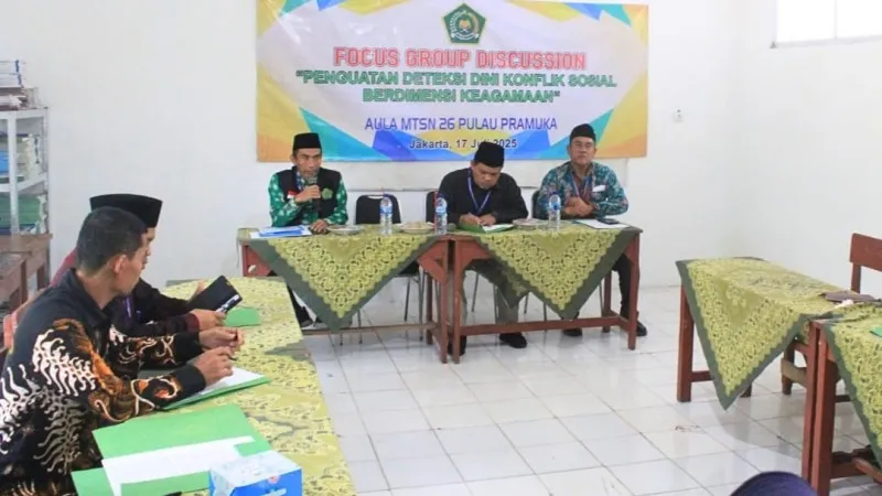 Kemenag Kepulauan Seribu Gelar FGD Perkuat Deteksi Dini Konflik Sosial Berdimensi Keagamaan