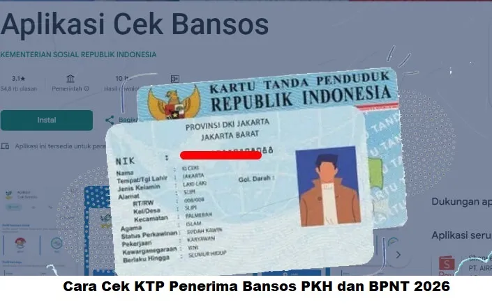 Cek Status Penerima Bansos PKH dan BPNT Februari 2026 dengan NIK KTP