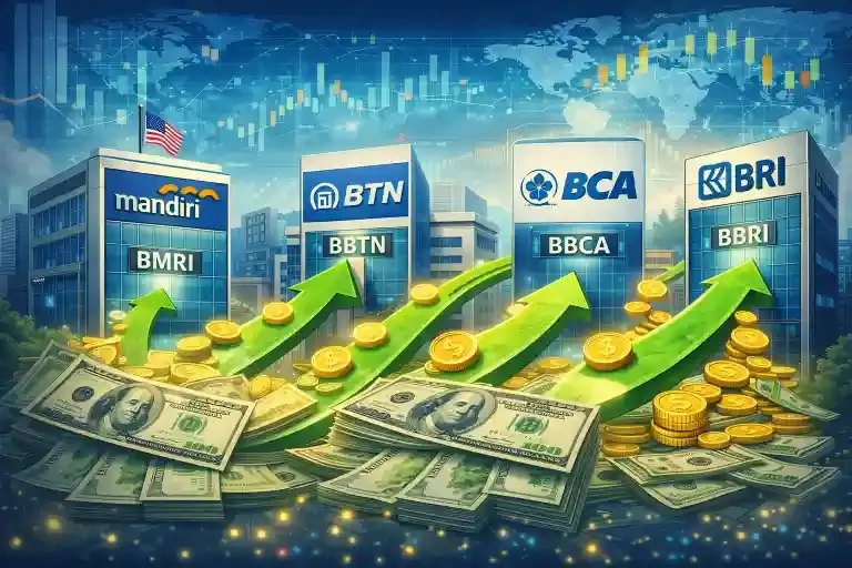 Investor Asing Serbu Empat Saham Perbankan Besar di Sesi Pertama Perdagangan