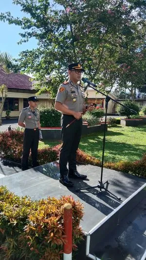 Kapolres Pagar Alam Tegaskan Disiplin Personel dan Penindakan Balapan Liar dalam Apel Pagi
