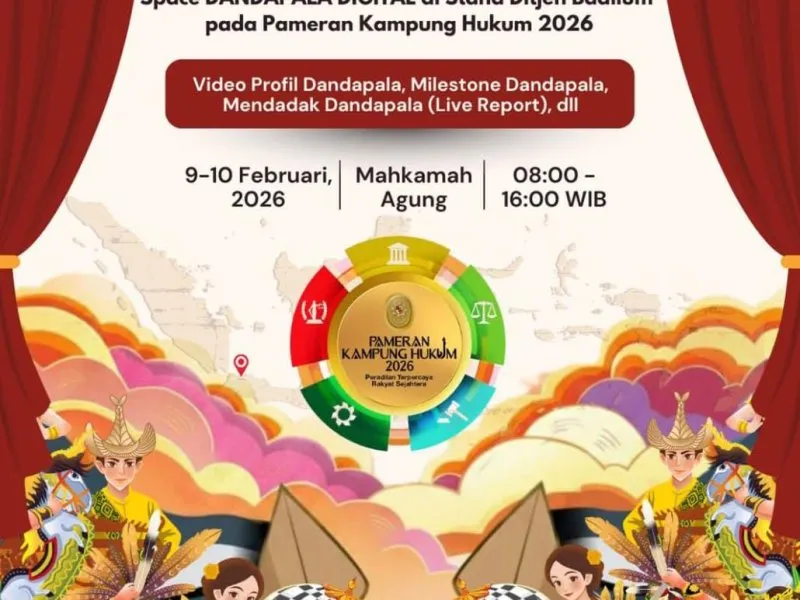 Program Mendadak DANDAPALA Rayakan Pameran Kampung Hukum